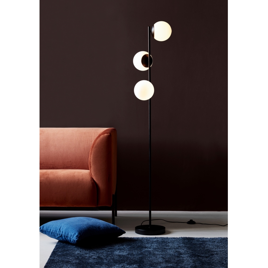 Nordlux - Stojací lampa LILLY 3xE14/25W/230V černá