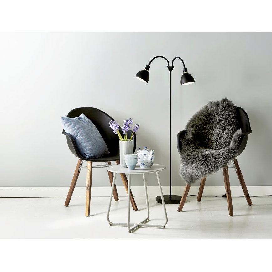 Nordlux - Stojací lampa RAY 2xE14/25W/230V černá