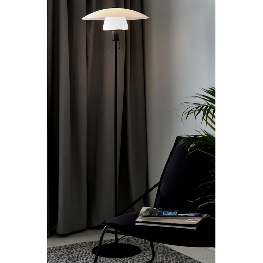Nordlux - Stojací lampa VERONA 1xE27/40W/230V černá