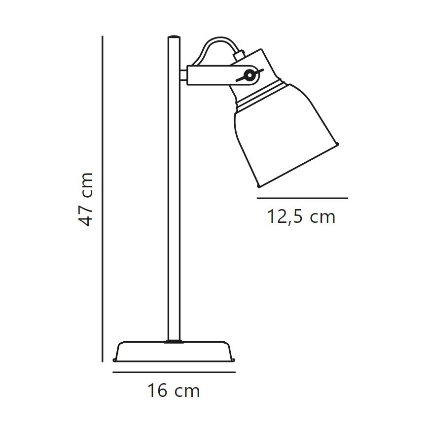 Nordlux - Stolní lampa ADRIAN 1xE27/25W/230V