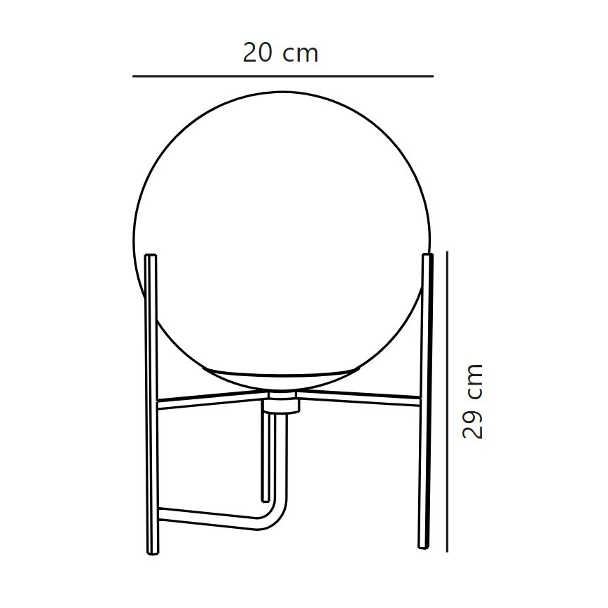 Nordlux - Stolní lampa ALTON 1xE14/15W/230V