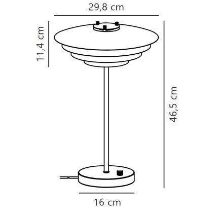 Nordlux - Stolní lampa BRETAGNE 1xG9/25W/230V bílá