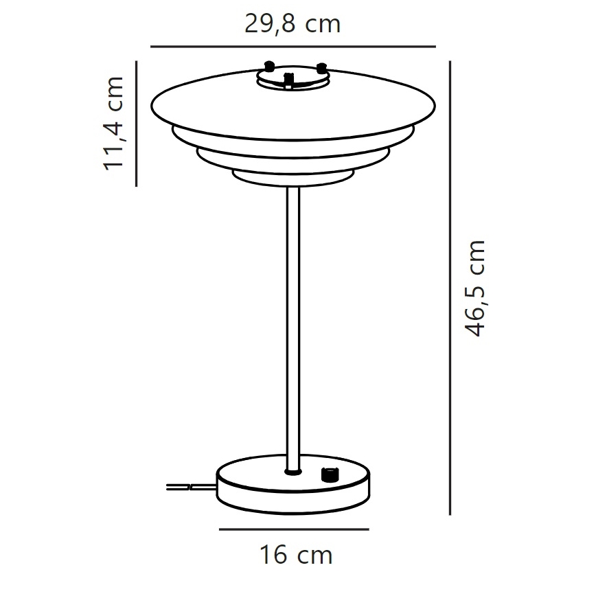 Nordlux - Stolní lampa BRETAGNE 1xG9/25W/230V bílá