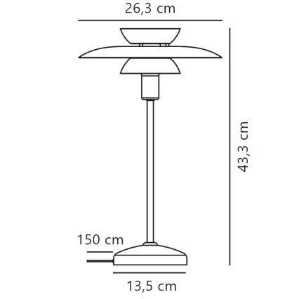 Nordlux - Stolní lampa CARMEN 1xE14/25W/230V černá