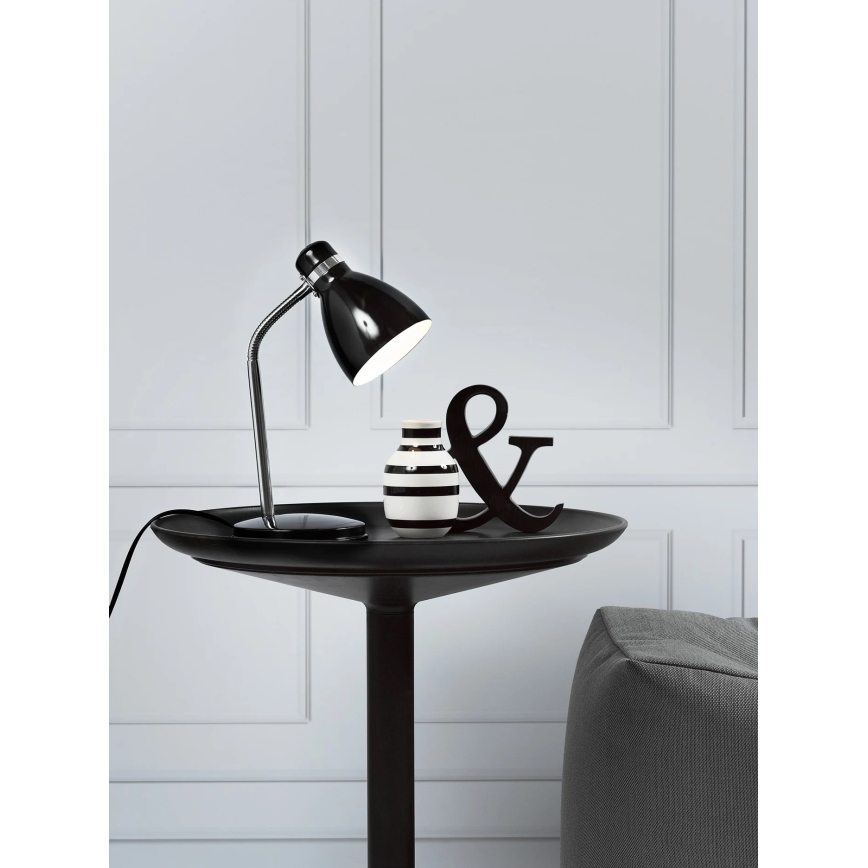 Nordlux - Stolní lampa CYCLONE 1xE14/15W/230V černá