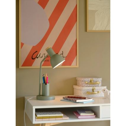 Nordlux - Stolní lampa DEVONE 1xE27/15W/230V zelená