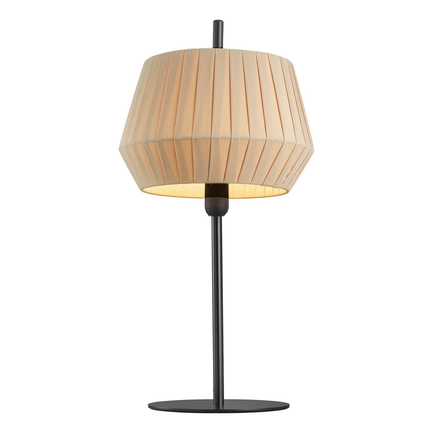 Nordlux - Stolní lampa DICTE 1xE14/40W/230V béžová/černá