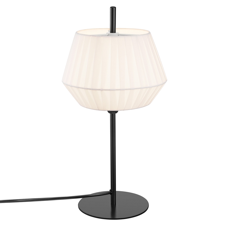 Nordlux - Stolní lampa DICTE 1xE14/40W/230V bílá/černá