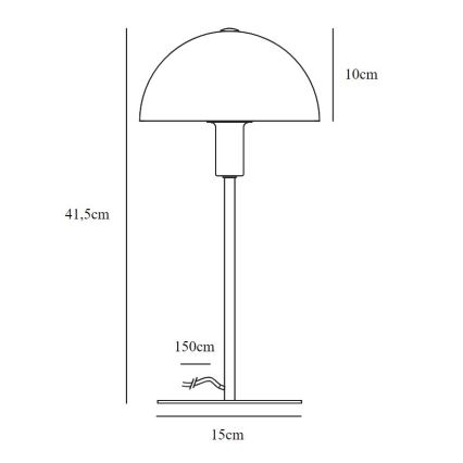 Nordlux - Stolní lampa ELLEN 1xE14/40W/230V