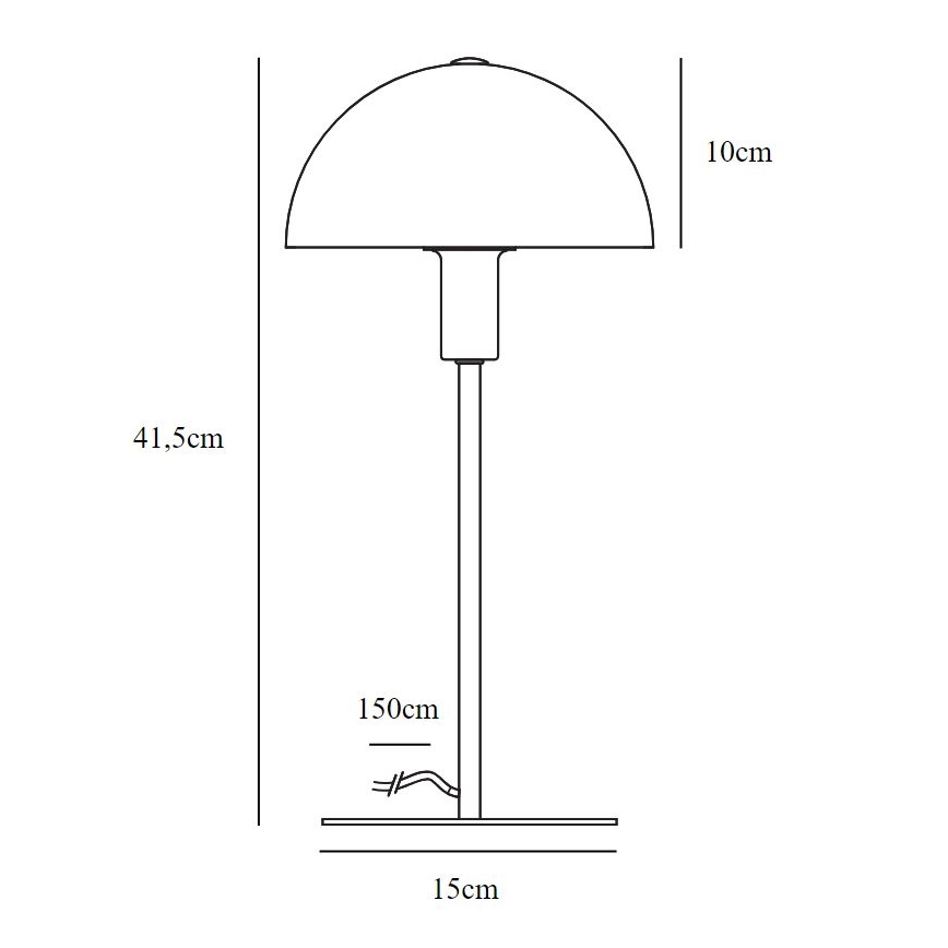 Nordlux - Stolní lampa ELLEN 1xE14/40W/230V