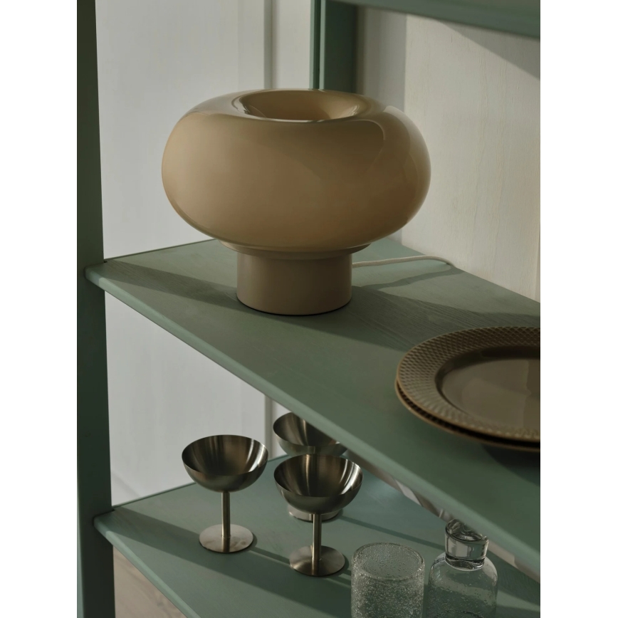 Nordlux - Stolní lampa MALTI 2xE27/10W/230V béžová