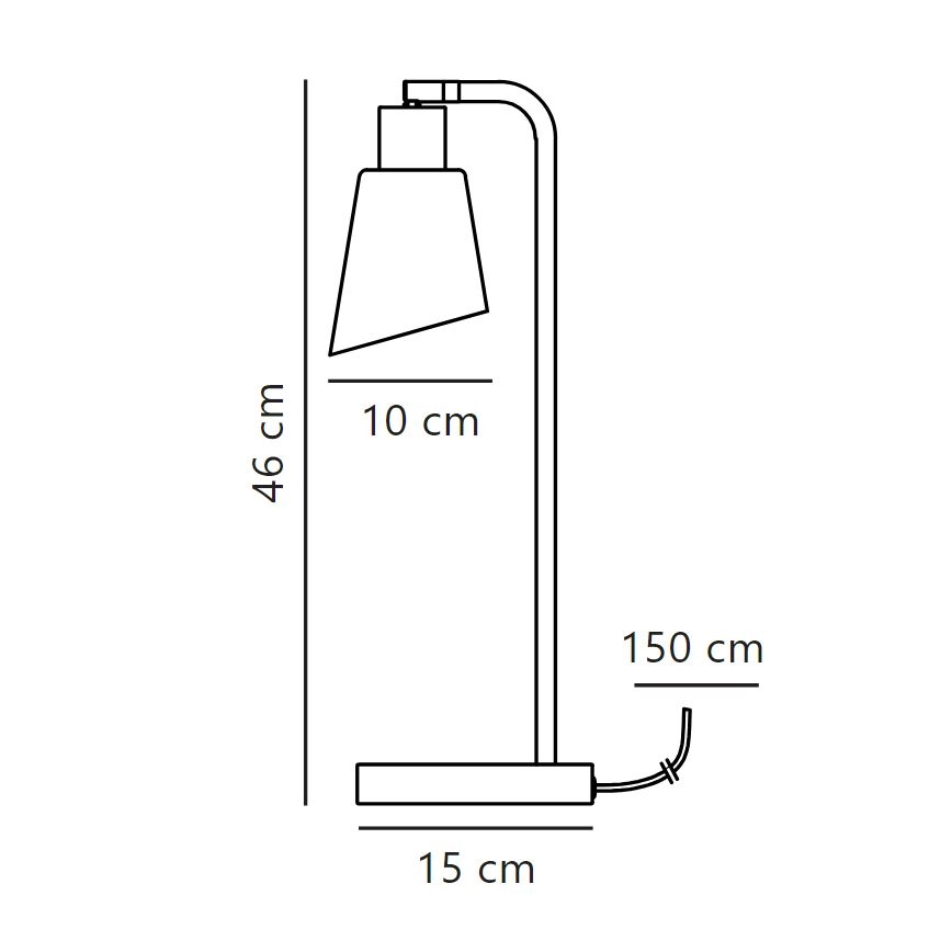 Nordlux - Stolní lampa MOLLI 1xE14/25W/230V