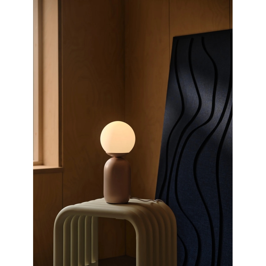 Nordlux - Stolní lampa NOTTI 1xE14/25W/230V růžová