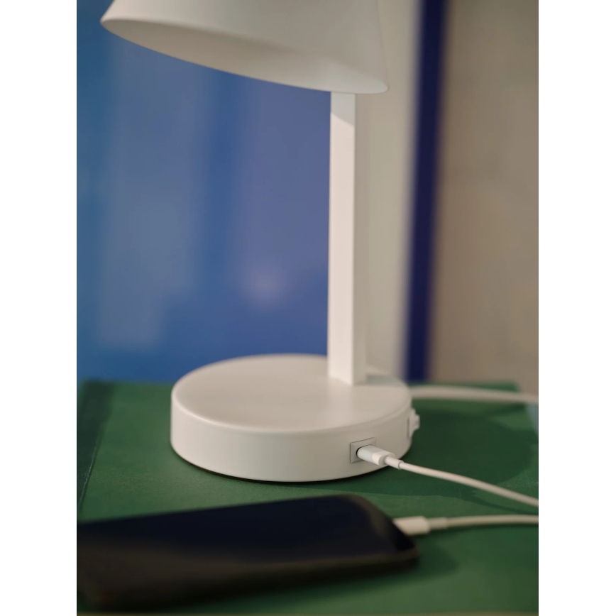 Nordlux - Stolní lampa WILMER 1xE14/40W/230V bílá