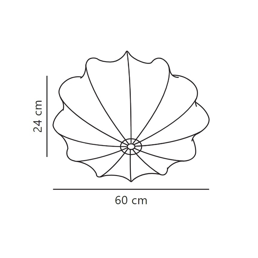 Nordlux - Stropní svítidlo AERON 3xE27/25W/230V pr. 60 cm