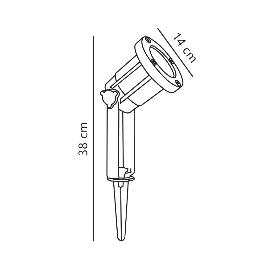 Nordlux - Venkovní bodové svítidlo SPOTLIGHT 1xGU10/35W/230V IP54