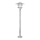 Nordlux - Venkovní lampa AGGER 1xE27/60W/230V IP54 stříbrná 83 cm