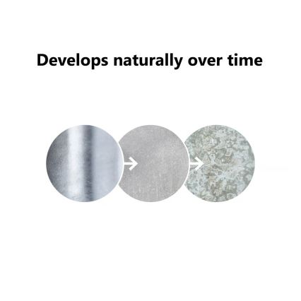 Nordlux - Venkovní lampa BLOKHUS 1xE27/60W/230V IP54 stříbrná 92 cm