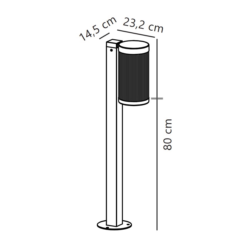Nordlux - Venkovní lampa COUPAR 1xE27/25W/230V IP54 bílá