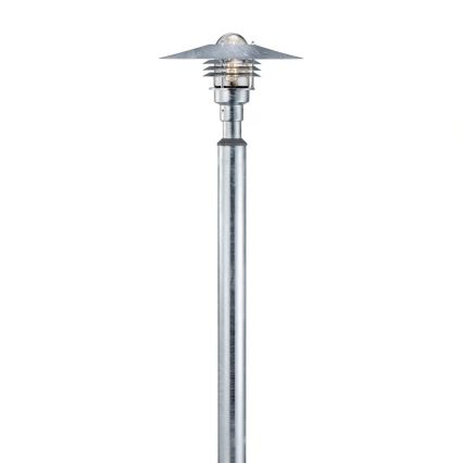 Nordlux - Venkovní lampa VEJERS 1xE27/60W/230V IP54 stříbrná 130 cm