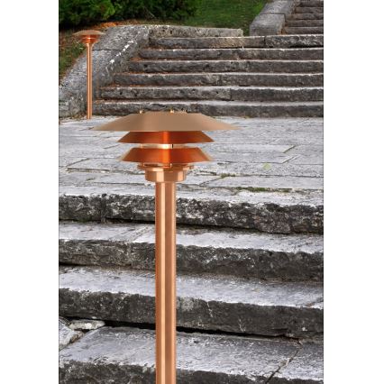 Nordlux - Venkovní lampa VENO 1xE27/60W/230V IP54 měděná
