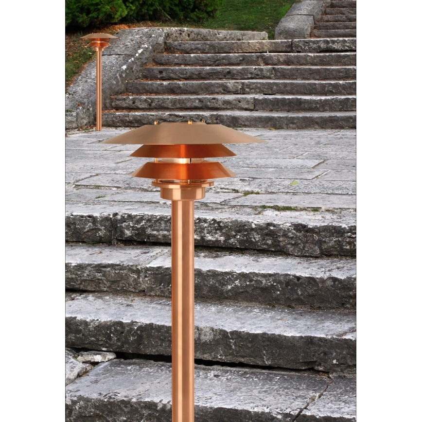 Nordlux - Venkovní lampa VENO 1xE27/60W/230V IP54 měděná