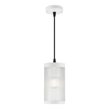 Nordlux - Venkovní lustr na lanku COUPAR 1xE27/25W/230V IP33 bílá