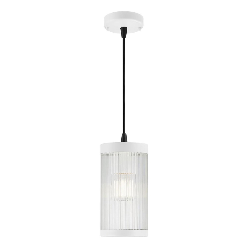 Nordlux - Venkovní lustr na lanku COUPAR 1xE27/25W/230V IP33 bílá
