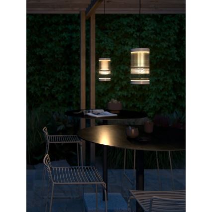 Nordlux - Venkovní lustr na lanku COUPAR 1xE27/25W/230V IP33 bílá