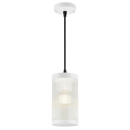 Nordlux - Venkovní lustr na lanku COUPAR 1xE27/25W/230V IP33 bílá