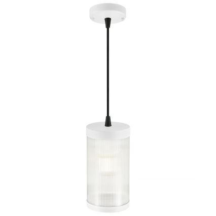 Nordlux - Venkovní lustr na lanku COUPAR 1xE27/25W/230V IP33 bílá