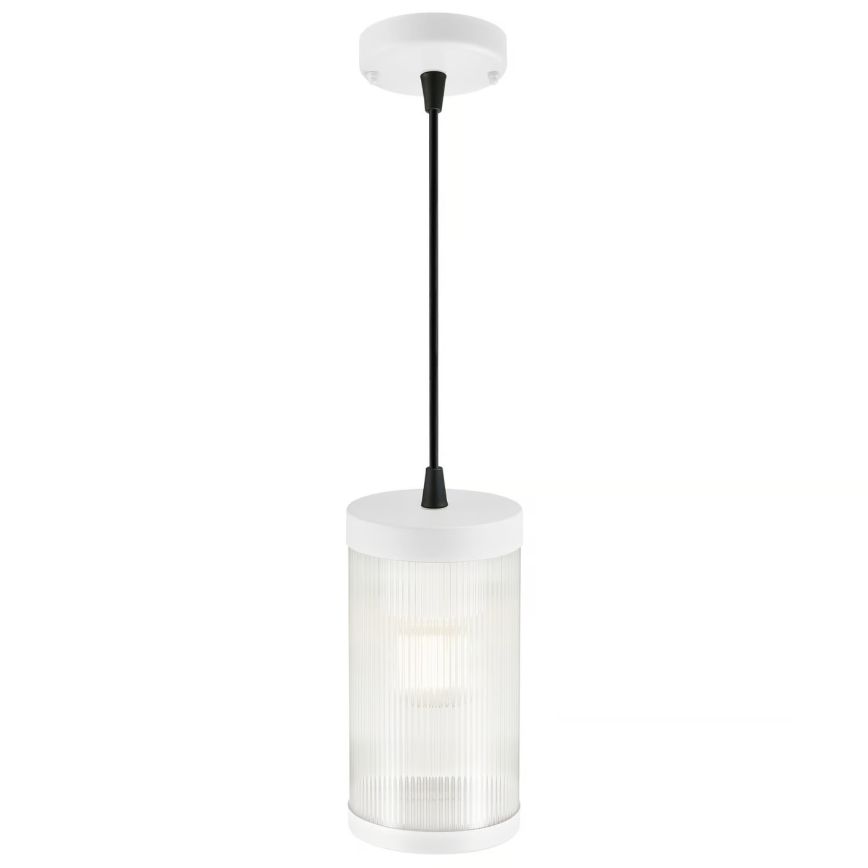Nordlux - Venkovní lustr na lanku COUPAR 1xE27/25W/230V IP33 bílá