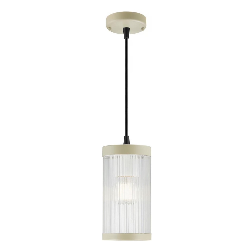 Nordlux - Venkovní lustr na lanku COUPAR 1xE27/25W/230V IP33 krémová