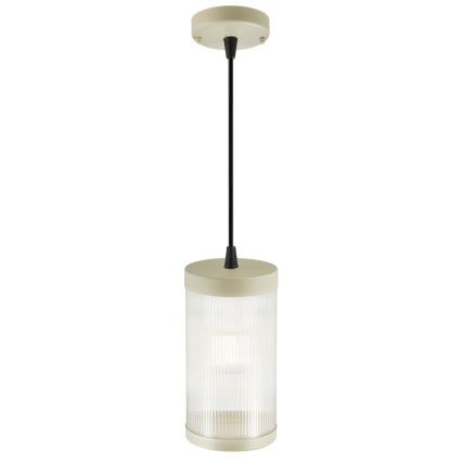 Nordlux - Venkovní lustr na lanku COUPAR 1xE27/25W/230V IP33 krémová