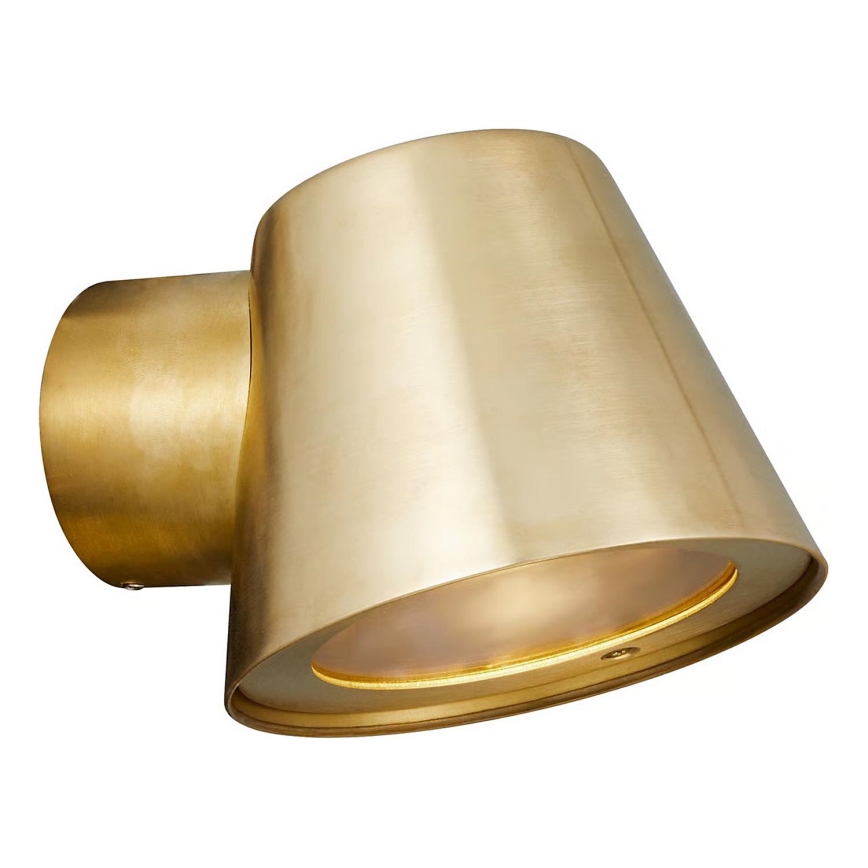 Nordlux - Venkovní nástěnné svítidlo ALERIA 1xGU10/35W/230V IP44 mosaz