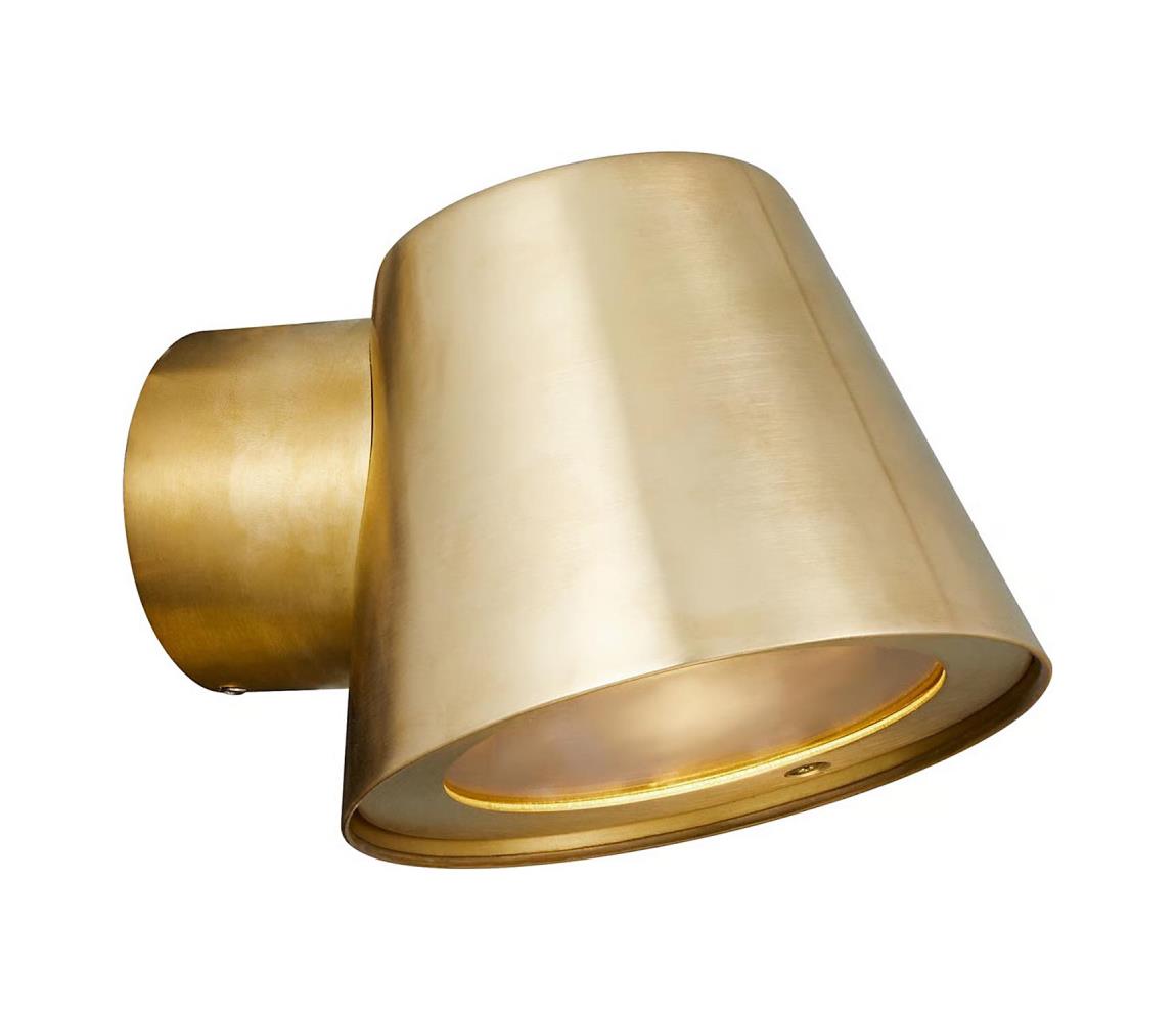 Nordlux - Venkovní nástěnné svítidlo ALERIA 1xGU10/35W/230V IP44 mosaz 2019131035