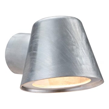 Nordlux - Venkovní nástěnné svítidlo ALERIA 1xGU10/35W/230V IP44 stříbrná