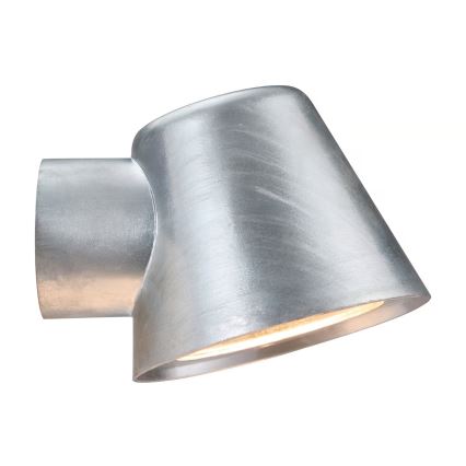 Nordlux - Venkovní nástěnné svítidlo ALERIA 1xGU10/35W/230V IP44 stříbrná