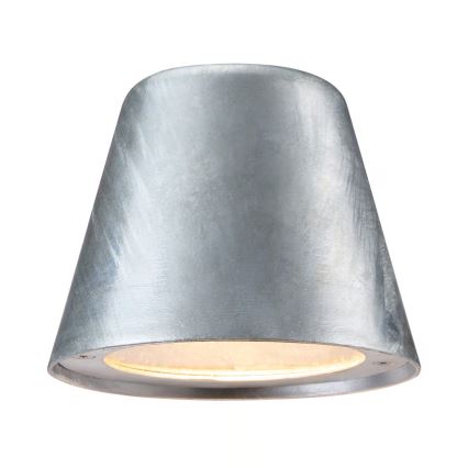 Nordlux - Venkovní nástěnné svítidlo ALERIA 1xGU10/35W/230V IP44 stříbrná