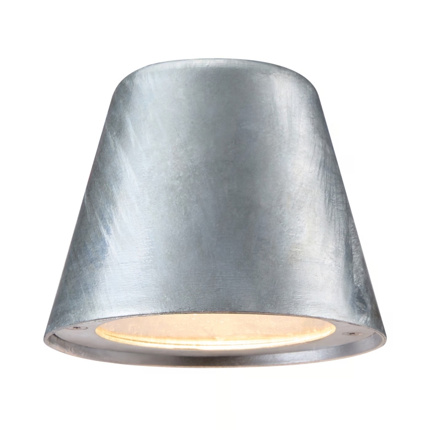 Nordlux - Venkovní nástěnné svítidlo ALERIA 1xGU10/35W/230V IP44 stříbrná