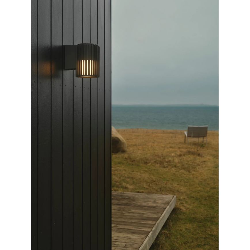 Nordlux - Venkovní nástěnné svítidlo ALUDRA 1xE27/15W/230V antracit