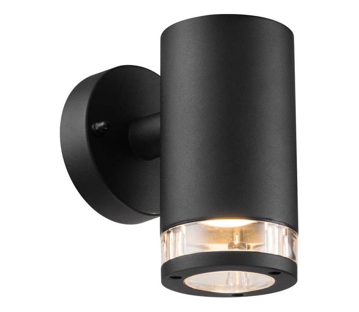 Nordlux - Venkovní nástěnné svítidlo BIRK 1xGU10/28W/230V IP44 černá 45521003