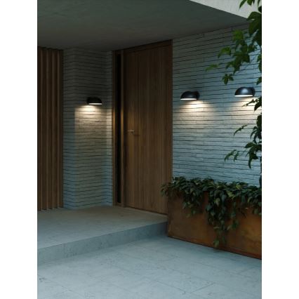Nordlux - Venkovní nástěnné svítidlo CLARSO 1xE27/10W/230V IP44