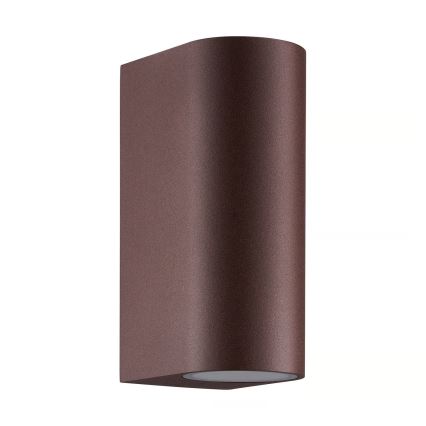 Nordlux - Venkovní nástěnné svítidlo DION 2xGU10/25W/230V IP44 rezavá