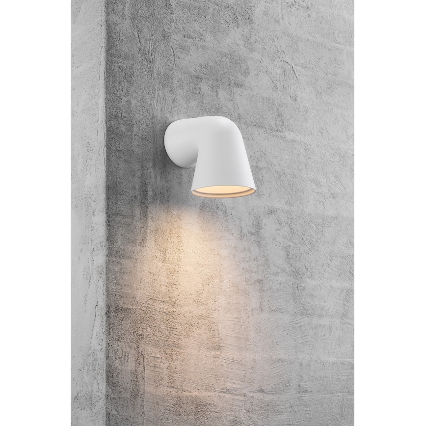 Nordlux - Venkovní nástěnné svítidlo FRONT 1xGU10/28W/230V IP44 bílá