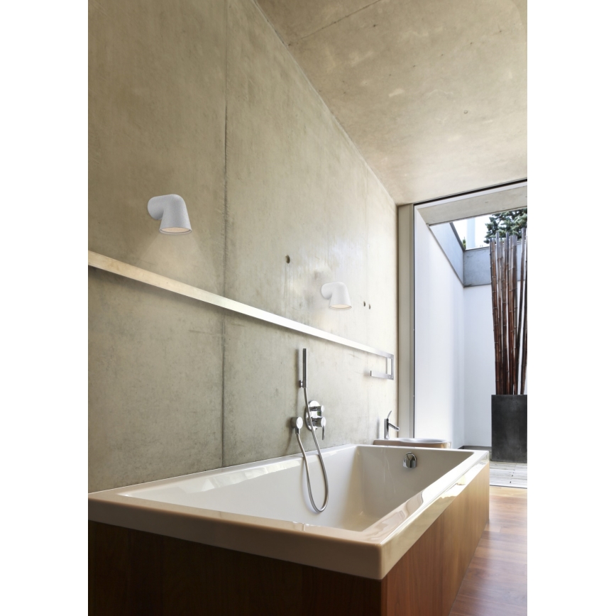 Nordlux - Venkovní nástěnné svítidlo FRONT 1xGU10/28W/230V IP44 bílá