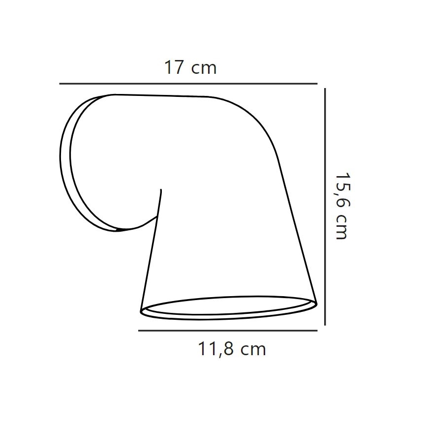 Nordlux - Venkovní nástěnné svítidlo FRONT 1xGU10/28W/230V IP44 bílá