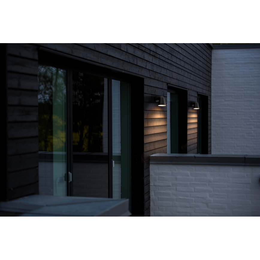 Nordlux - Venkovní nástěnné svítidlo FRONT 1xGU10/28W/230V IP44 černá