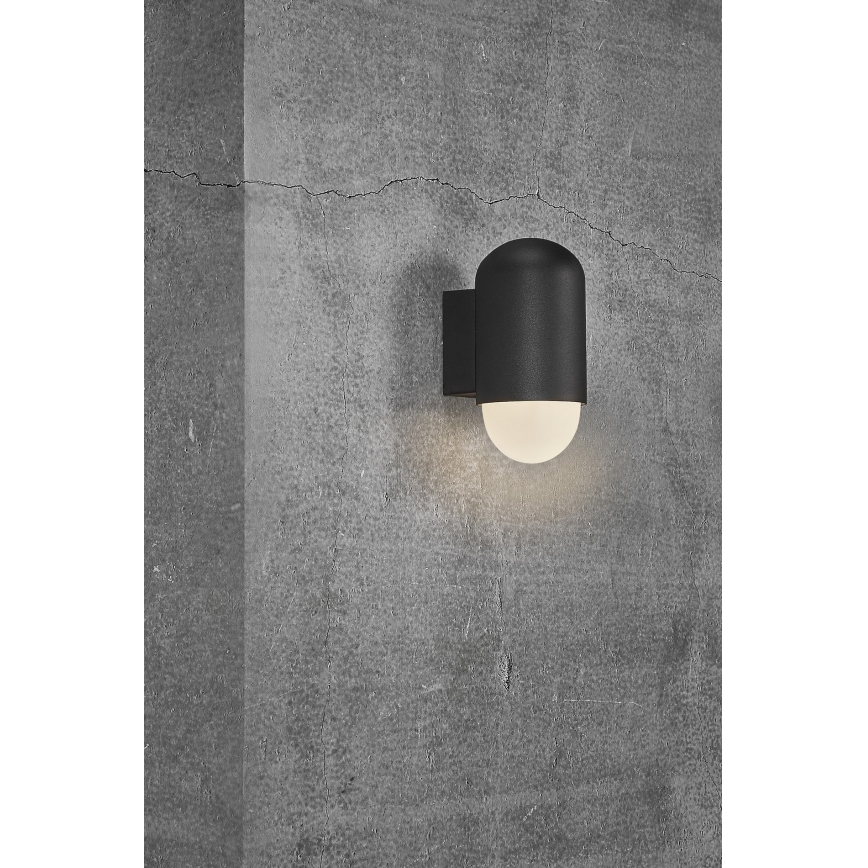 Nordlux - Venkovní nástěnné svítidlo HEKA 1xE27/60W/230V IP54 černá