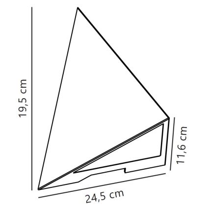Nordlux - Venkovní nástěnné svítidlo KONIT 1xGU10/10W/230V IP44